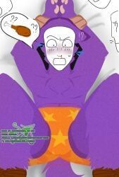 kedamono_(popee_the_performer), popee_the_performer, mrtechnical, bed, bedroom