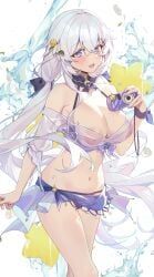 celestia_(strinova), strinova, airseal, bikini, blush