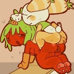 funny_bunny_looey, looey_(dandy's_world), sprout_(dandy's_world), tasty_carrot_sprout, dandy's_world