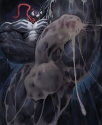 venom_(marvel), marvel, marvel_comics, spider-man_(series), dsharp_k