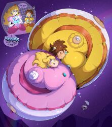 princess_daisy, princess_peach, wonder_flower, super_mario_bros., veryfilthything