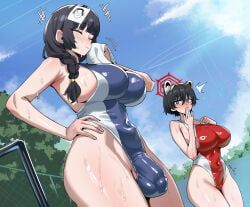 doodle_sensei_(blue_archive), female_sensei_(blue_archive), sensei_(blue_archive), tsubaki_(blue_archive), blue_archive
