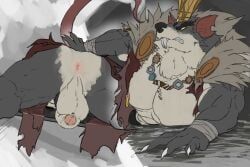 rat_king_(deadlock), deadlock_(game), 1boy, abs, animal_ears