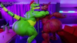 foxy_(fnaf), montgomery_gator_(fnaf), five_nights_at_freddy's, five_nights_at_freddy's:_security_breach, scottgames