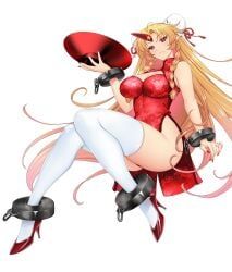 hoshiguma_yuugi, touhou, hataraki_kuma, 1girl, 1girls