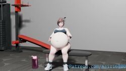 mei_(overwatch), scrag_mei, overwatch, 1girls, big_belly