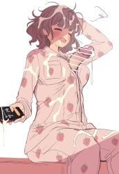 yana_(nekoarashi), 1futa, after_ejaculation, autofacial, autopaizuri