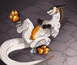 mythology, 3_toes, 4_ears, 4_fingers, anthro