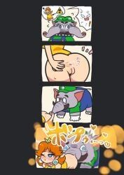 elephant_luigi, luigi, princess_daisy, mario_(series), nintendo