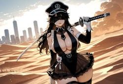 bambietta_basterbine, bleach, miyuai, 1girl, black_gloves