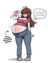 oc, original_character, hanapregs, 1girls, angry