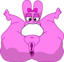 pinki_(sprunki), sprunki, ass_bigger_than_head, female, legs_up