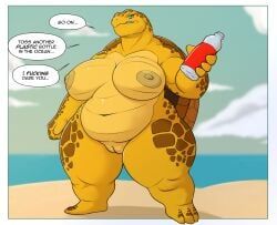 ben300, angry, anthro, belly, beverage_bottle