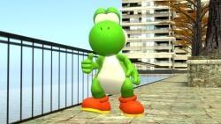 green_yoshi, yoshi, mario_(series), nintendo, 1boy