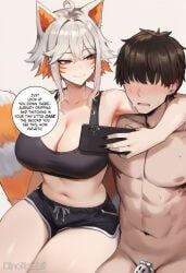 demenishki, blacked, indie_virtual_youtuber, dinorabbit, 1boy