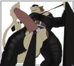 sarquiat, accessory, anthro, balls, bdsm
