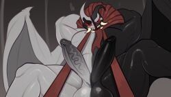 twisted_razzle_and_dazzle_(dandy's_world), dandy's_world, nikeshka, big_balls, big_penis