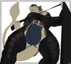 sarquiat, anthro, balls, balls_outline, bdsm