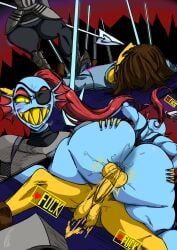 frisk, undyne, undertale, undertale_(series), artsbenc