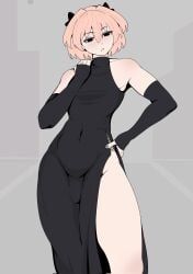 astolfo_(fate), 1boy, black_dress, bow_ribbon, clothed