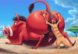 pumbaa, timon, disney, the_lion_king, yoshiba