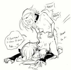 furina_(genshin_impact), navia_(genshin_impact), genshin_impact, 1futa, 1girl