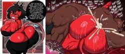 millie_(helluva_boss), helluva_boss, spindlehorse_toons, coldarsenal, ass_bigger_than_head