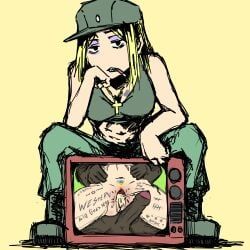 azov_chan, marichka, drawfag, 1boy, 1girls