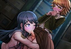fujisaki_chihiro, maizono_sayaka, danganronpa, danganronpa:_trigger_happy_havoc, danganronpa_(series)
