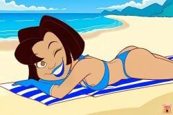trudy_proud, disney, disney_channel, the_proud_family, hunnyhive(artist)