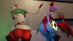 lilith_aensland, marina_liteyears, capcom, darkstalkers, mischief_makers