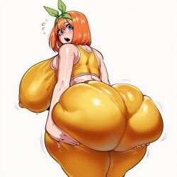 nakano_yotsuba, gotoubun_no_hanayome, the_quintessential_quintuplets, ass_focus, gigantic_ass