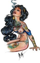 princess_jasmine, aladdin, disney, 1girls, black_hair