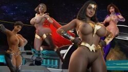 diana_prince, kara_zor-el, koriand'r, mari_mccabe, starfire