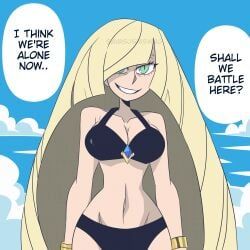 lusamine_(pokemon), pokemon, sayasushiswag, 1girls, beach