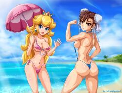 chun-li, princess_peach, capcom, mario_(series), nintendo