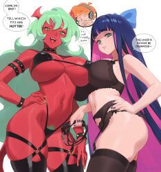 briefers_rock, scanty_daemon, stocking_anarchy, panty_&_stocking_with_garterbelt, dnaitari