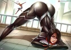 cindy_moon, peter_parker, silk_(marvel), spider-man, marvel