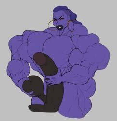 shyvana, league_of_legends, vongrauenhausen, caressing_testicles, clenched_teeth