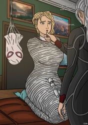 black_cat_(insomniac), black_cat_(marvel), felicia_hardy, gwen_stacy, gwen_stacy_(spider-verse)
