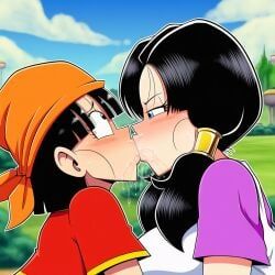 pan_(dragon_ball), videl, videl_(dragon_ball_z), videl_(long_hair), dragon_ball