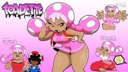 toad_(mario), toadette, mario_(series), nintendo, 1boy