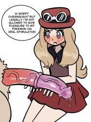 chesnaught, serena_(pokemon), serena_(pokemon_games), nintendo, pokemon