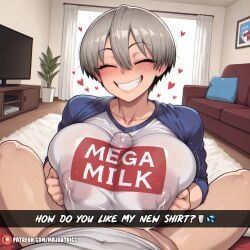 uzaki_hana, uzaki-chan_wa_asobitai!, majorthicc, 1boy, 1girl