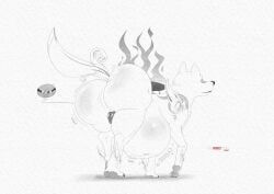 amaterasu_(okami), kurama, capcom, naruto, okami_(capcom)