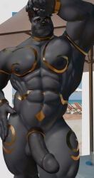 djoser_(psychoh13), ransomone, abs, accessory, anthro