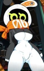 zenless_zone_zero, aonoexorcist100, anthro, background, bandana