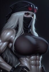 hank_j._wimbleton, madness_combat, abs, bandana, bandana_on_head