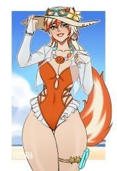 ami_han, white_fox_(coastal_kumiho), white_fox_(marvel), white_fox_(marvel_rivals), marvel