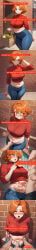 galekid(artist), belly, belly_button, belly_button_penetration, crop_top